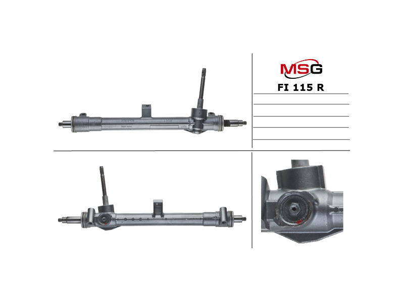 Рульова рейка без ГПК відновлена  Fiat Bravo 07-16, Lancia Delta 08-14